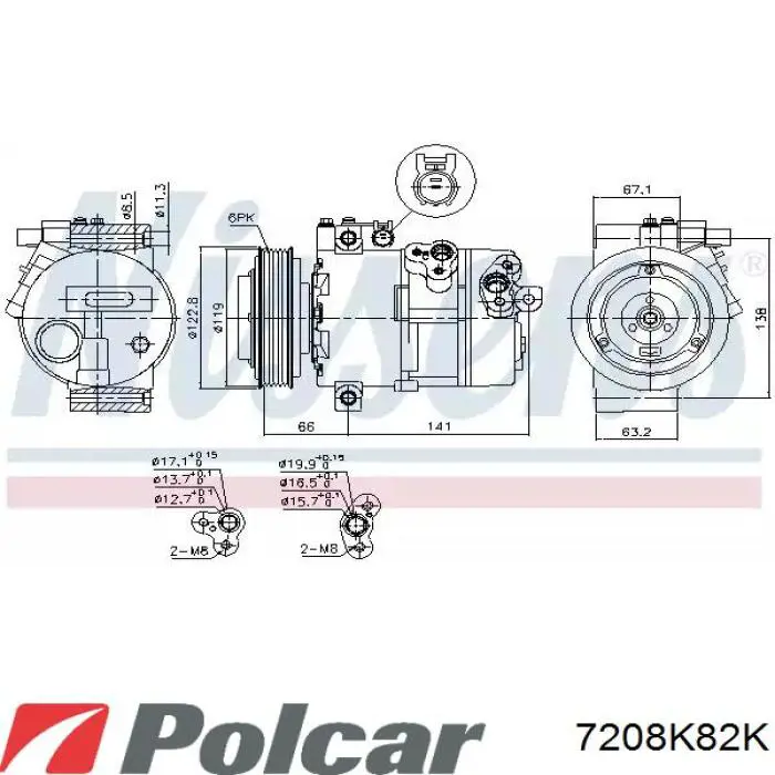 Конденсатор кондиціонера FPS FP67K491 ціна, від 66.23 USD