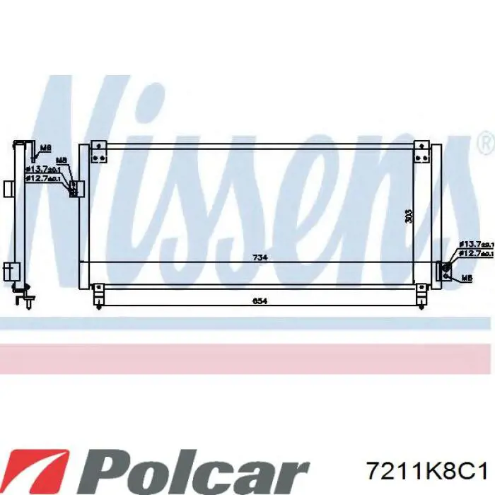 7211K8C1 Polcar Конденсатор