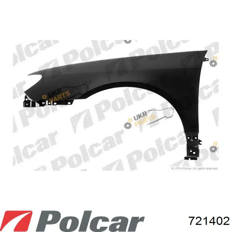 721402 Polcar Крило переднє праве