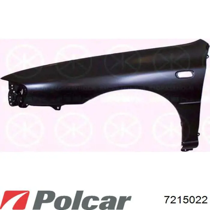 7215022 Polcar Крило переднє праве