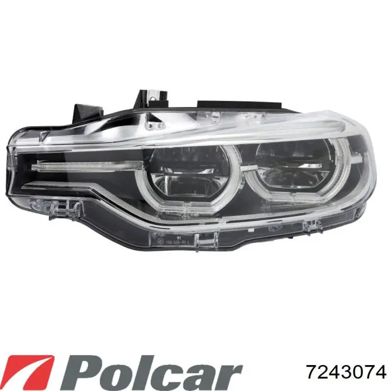 Абсорбер бампера переднього Polcar 7243074 ціна, від 36.22 USD
