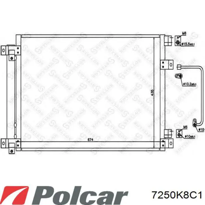 7250K8C1 Polcar Конденсатор