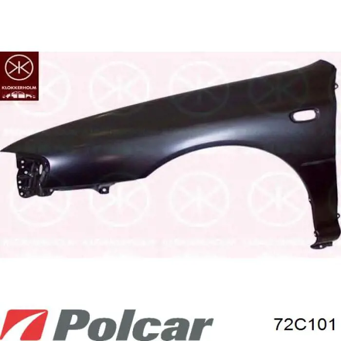 Крило переднє ліве 72C101 Polcar