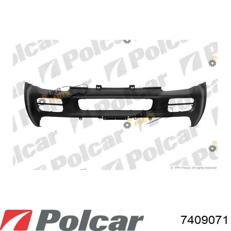 Передній бампер 7409071 Polcar