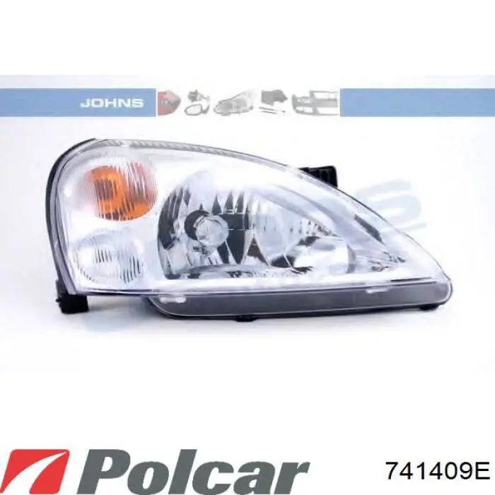 Фара ліва 741409E Polcar