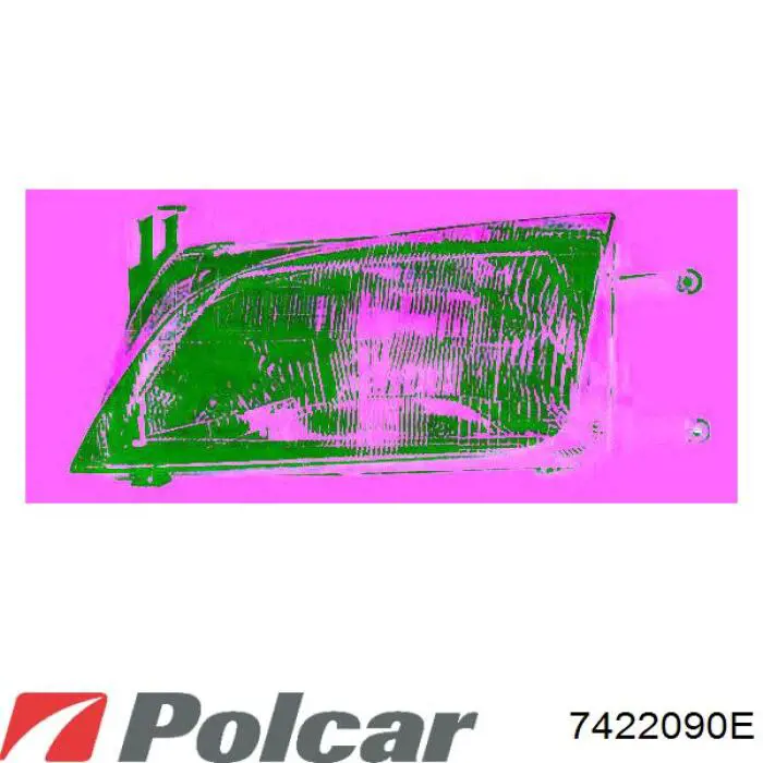 Фари Polcar 742209E ціна, від 48.03 USD