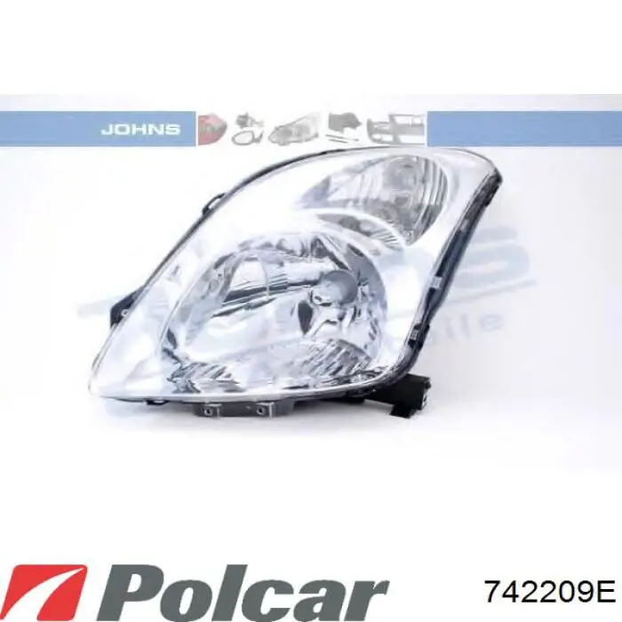 Купити 742209E Polcar Основна фара в зборі ліва