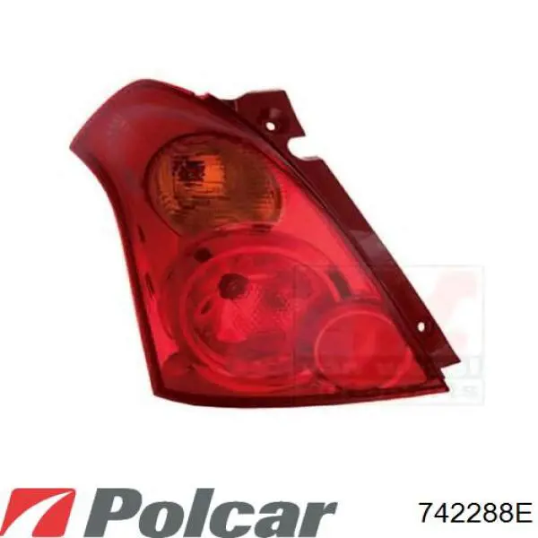 Задня права фара 742288E Polcar