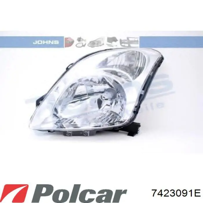 Фара ліва 7423090E Polcar