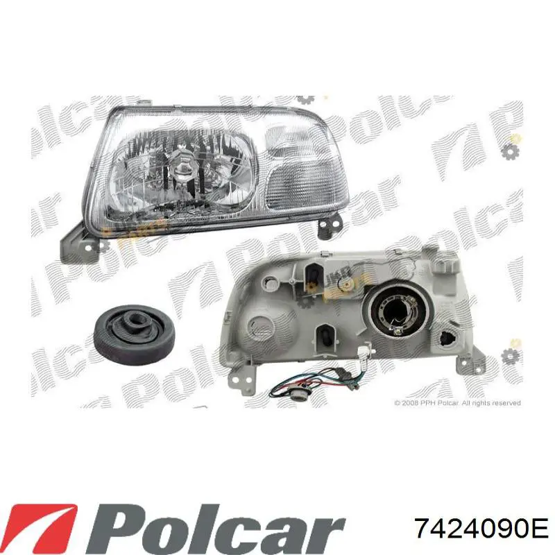 Купити FP6824R1E Depo/Loro/Abakus Основна фара в зборі ліва