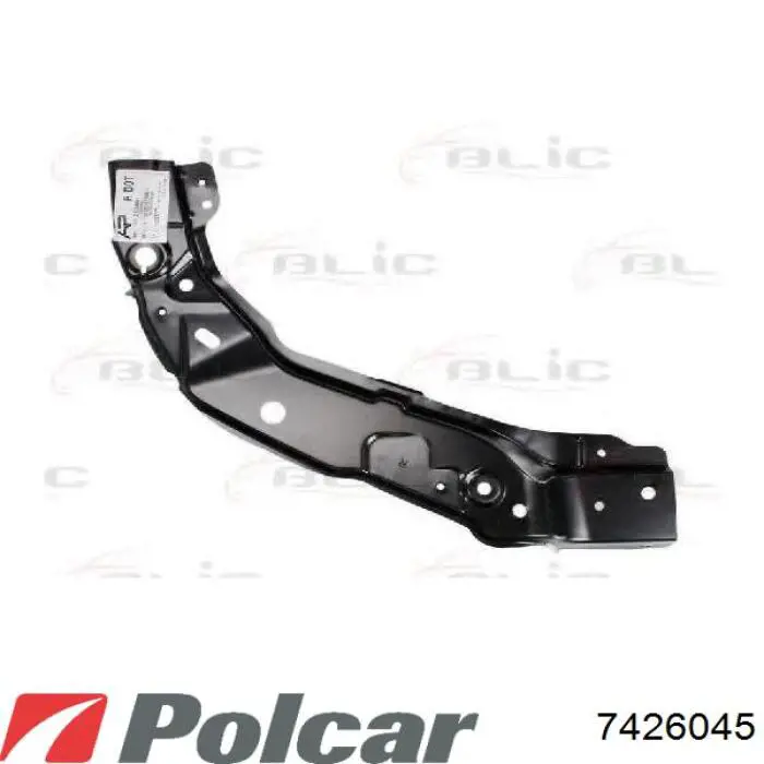 7426045 Polcar супорт радіатора лівий/монтажна панель кріплення фар