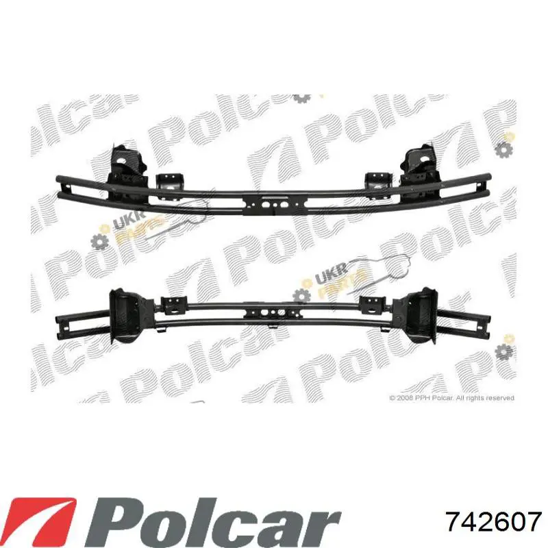 Передній бампер 742607 Polcar