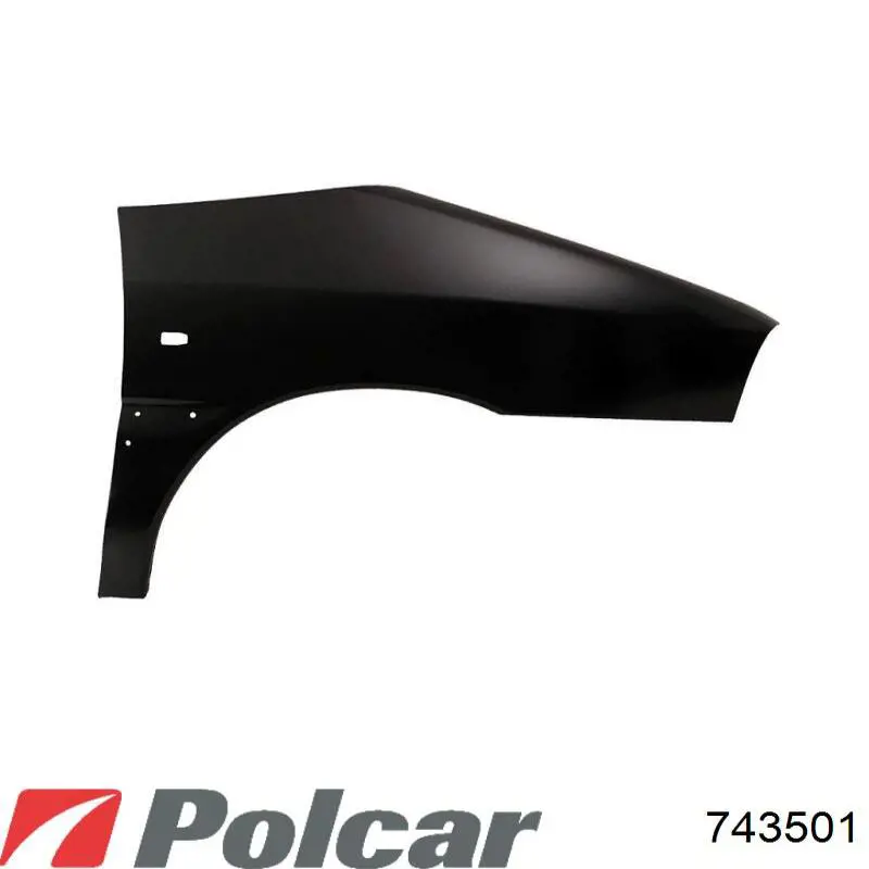 Купити 743501 Polcar Крило переднє ліве
