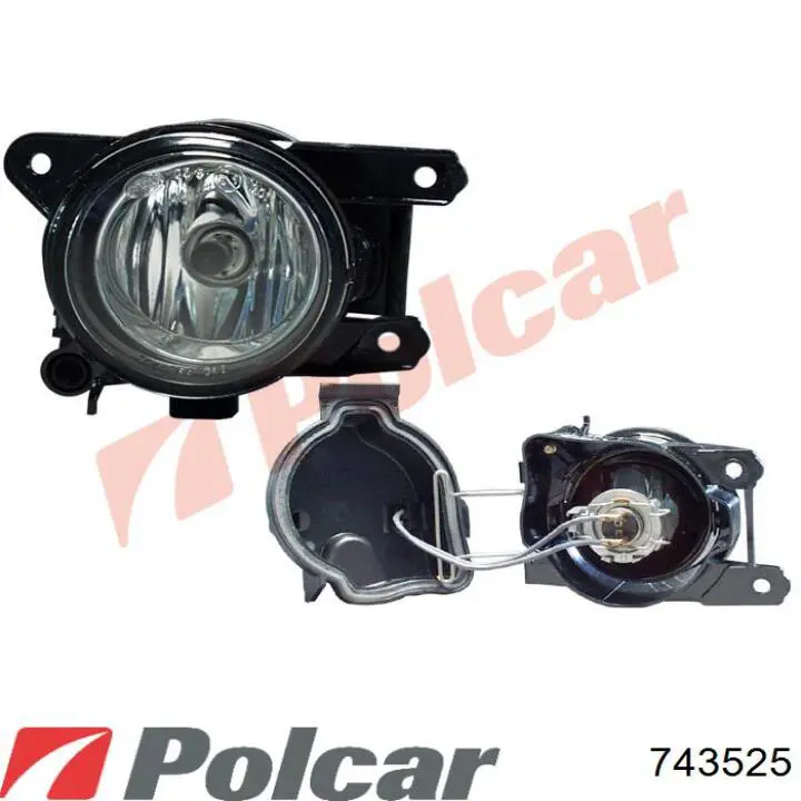 Спойлер переднього бампера 743525 Polcar