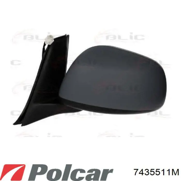 Ліве бокове дзеркало 7435511M Polcar
