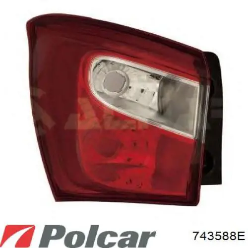 Задні ліхтарі Polcar 743588E ціна, від 116.13 USD