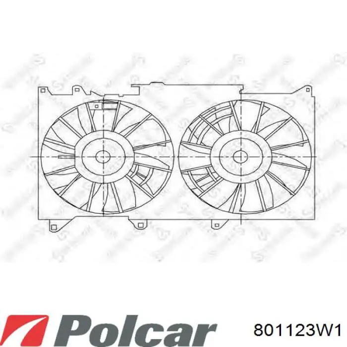 Купити 1636374340 Toyota Двигун вентилятора системи охолодження