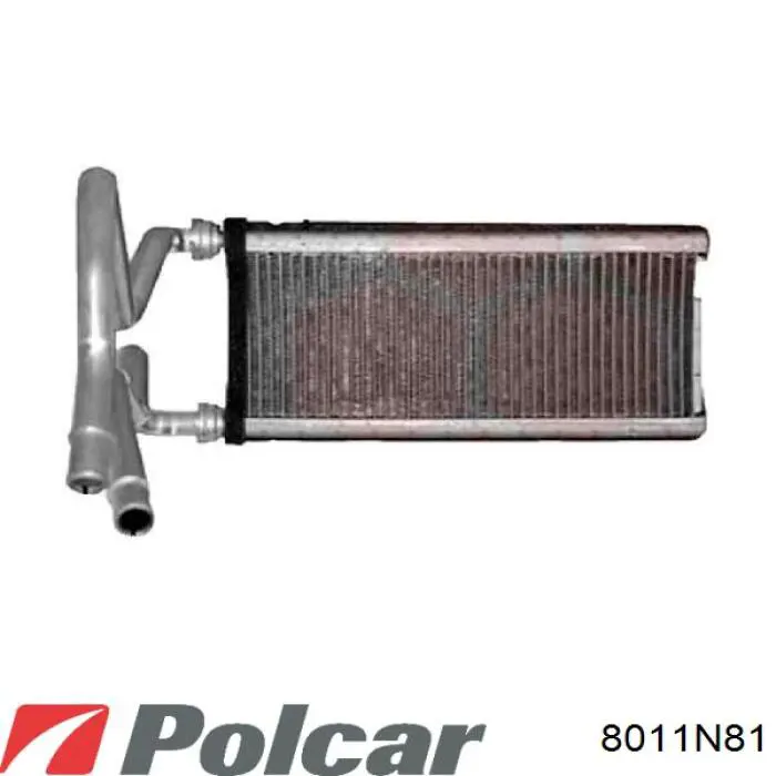Радіатор пічки 8011N81 Polcar