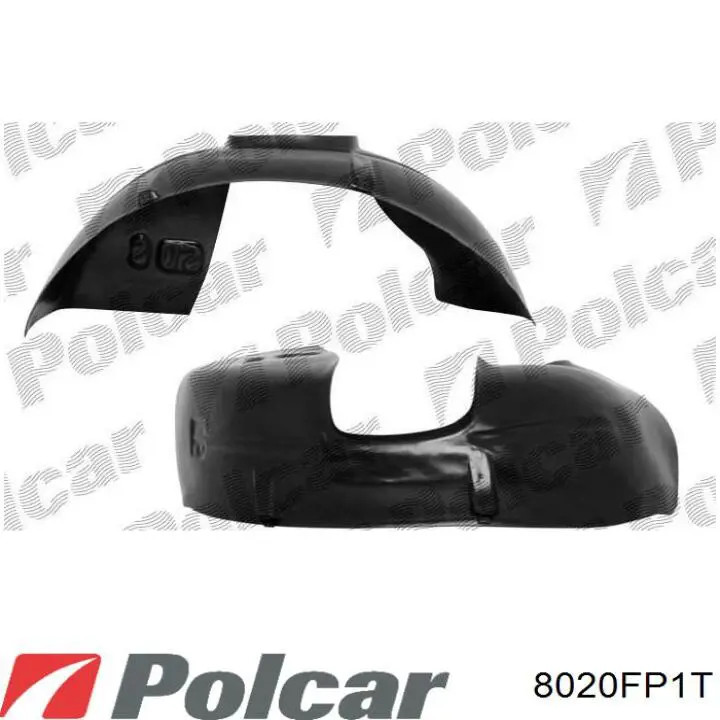 Купити 8020FP1T Polcar Підкрилок передній правий