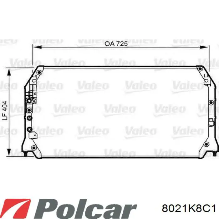8021K8C1 Polcar Конденсатор
