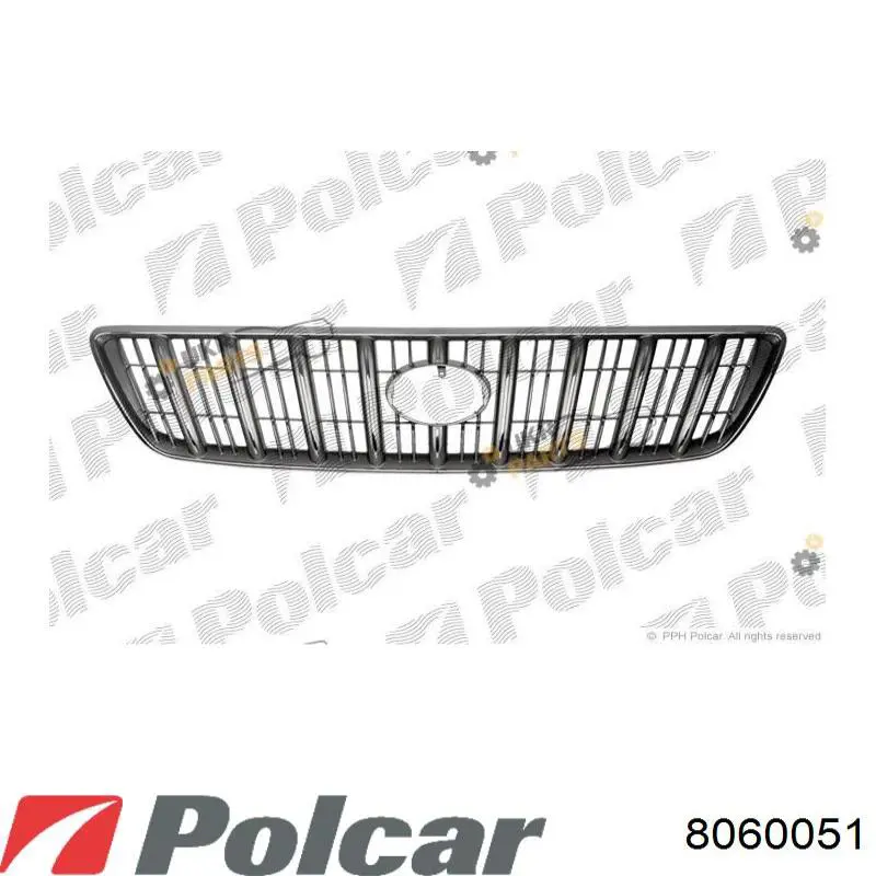 Решітка радіатора 8060051 Polcar