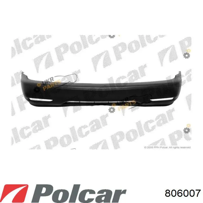 806007 Polcar Бампер передній в зборі