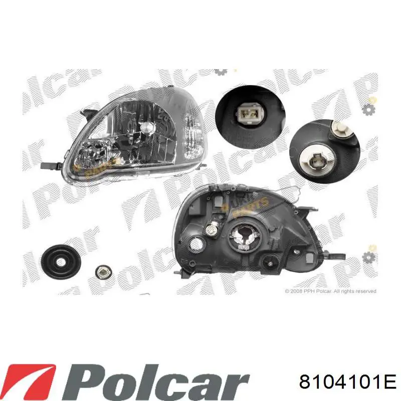 Фара права 8104101E Polcar