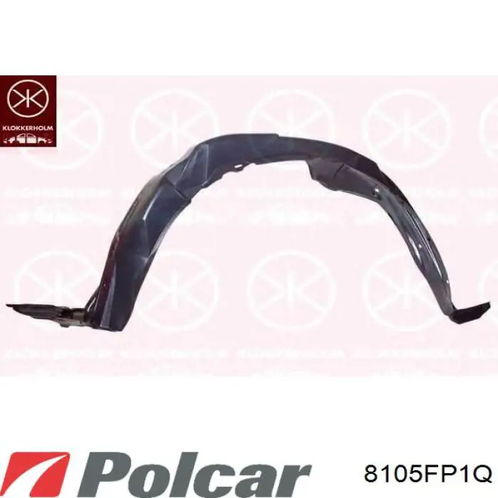 Підкрилок переднього крила, правий на Toyota Yaris  SP90