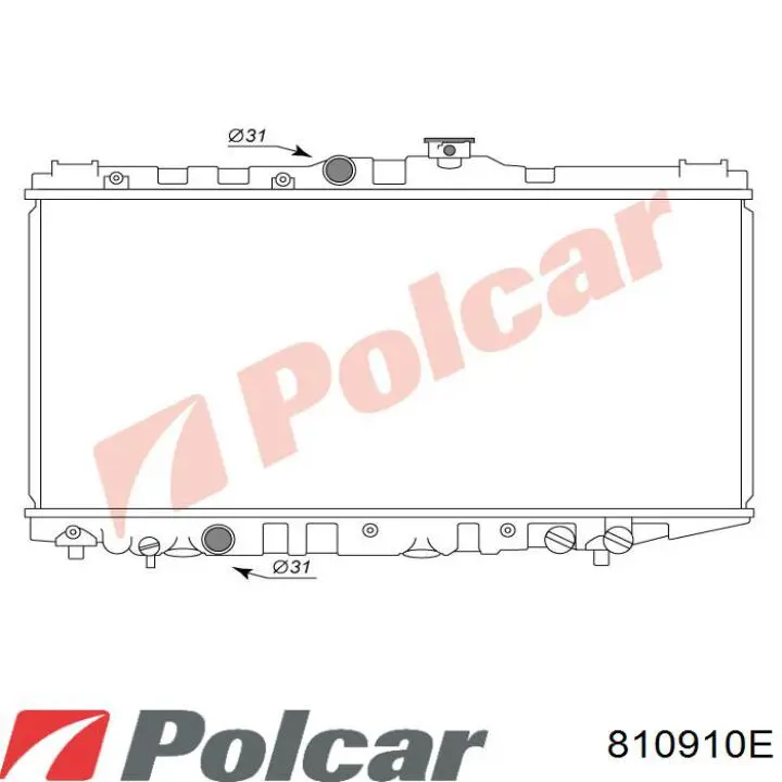 8109100E Polcar Основна фара - вставка