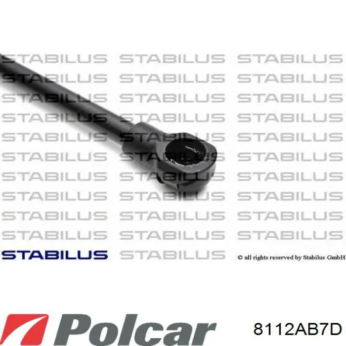 Амортизатор багажника 8112AB7D Polcar