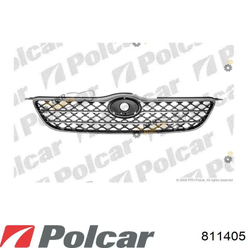 Решітка радіатора 811405 Polcar