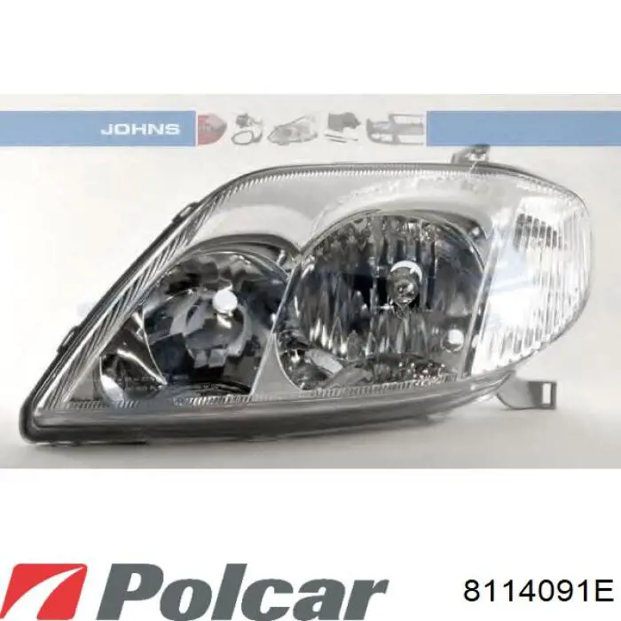 Фара ліва 8114091E Polcar