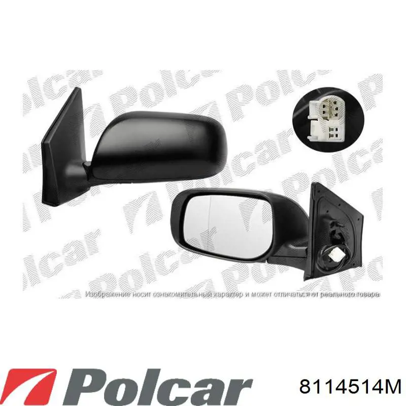 Ліве бокове дзеркало 3360028 TYC