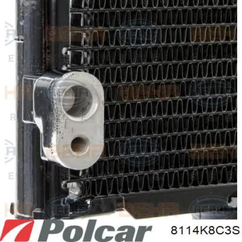 8114K8C3S Polcar радіатор кондиціонера