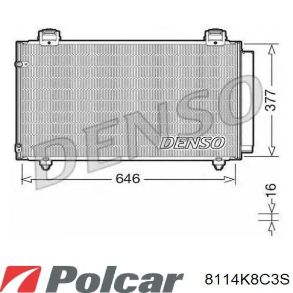 Конденсатор кондиціонера Q-fix Q1720451 ціна, від 64.10 USD