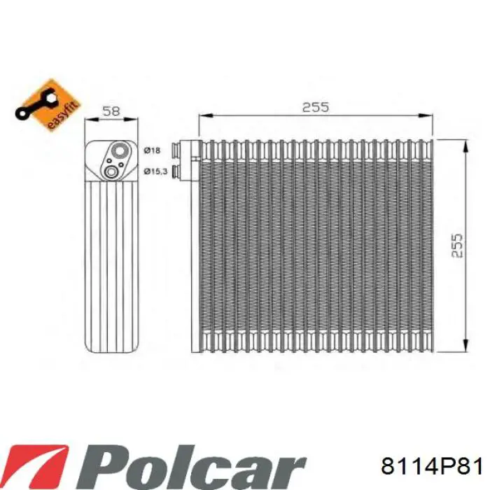 Купити 8850102060 Toyota Радіатор опалювача салону