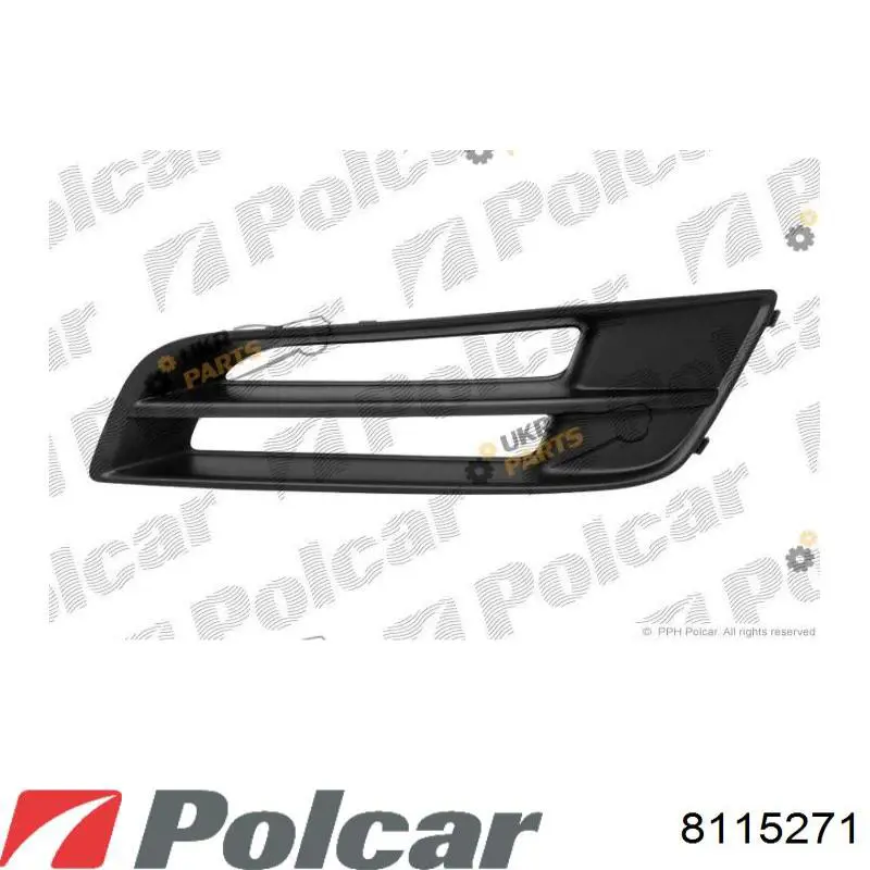 Заглушка під протитуманні фари, ліва Polcar 8115271 ціна, від 15.41 USD