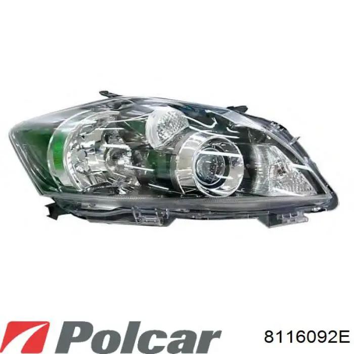 Фара ліва 8116092E Polcar