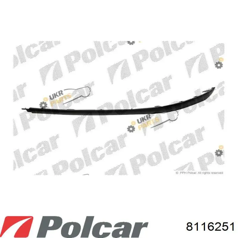 Спойлер переднього бампера, лівий Signeda PTY05003SL ціна, від 23.65 USD