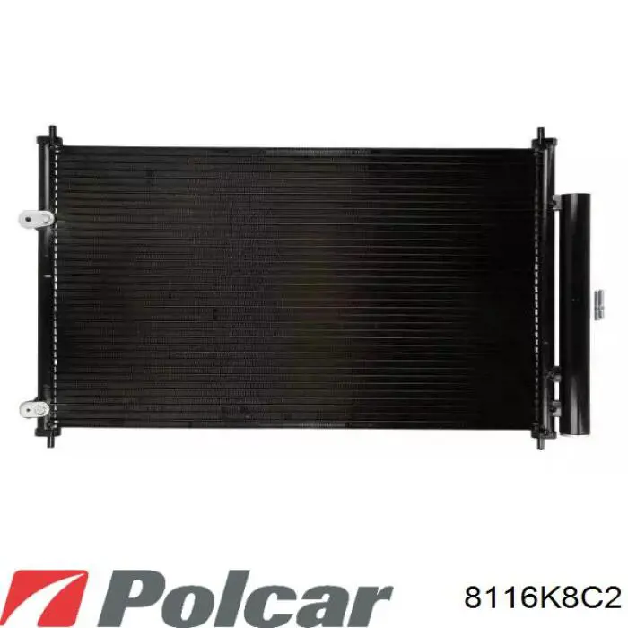 Купити 8116K8C2 Polcar Радіатор системи охолодження кондиціонера