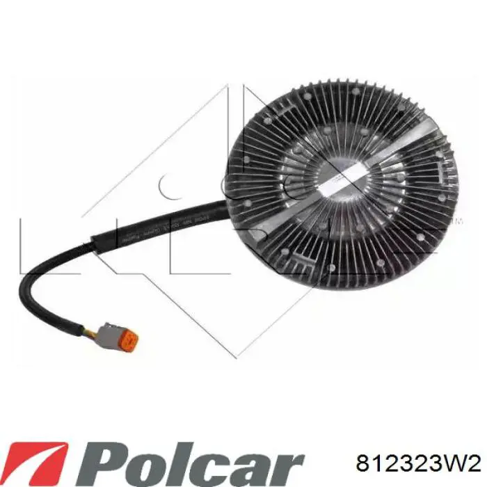 Купити 812323W2 Polcar Дифузор радіатора охолодження, в зборі з двигуном і крильчаткою