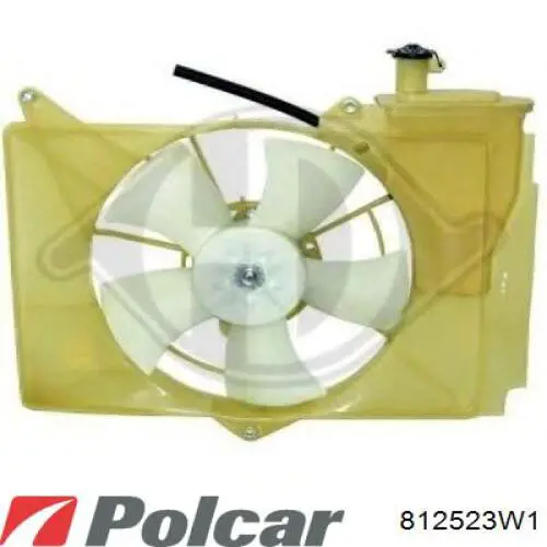 Двигун вентилятора системи охолодження, лівий Polcar 812523W1 ціна, від 75.99 USD