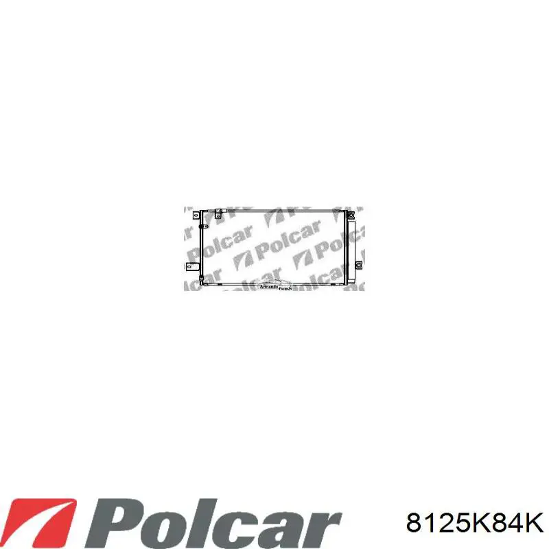 Радіатор кондиціонера 8125K84K Polcar