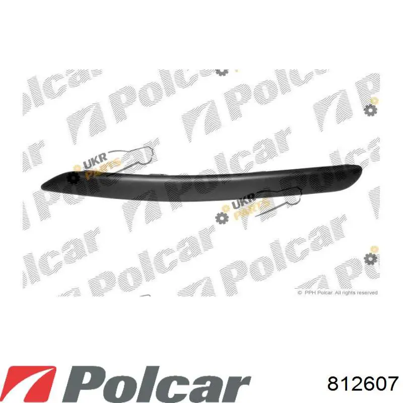 Купити 812607 Polcar Буфер (бампер) передній