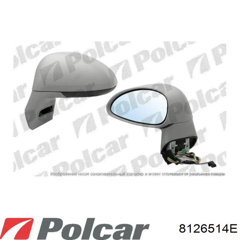 8126514E Polcar Накладка водійського дзеркала