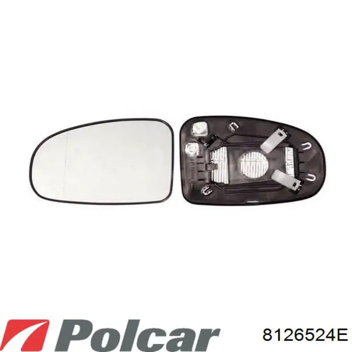Накладка дзеркала заднього виду, права 8126524E Polcar