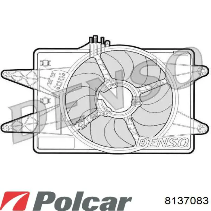 Купити 8137083 Polcar Радіатор двигуна