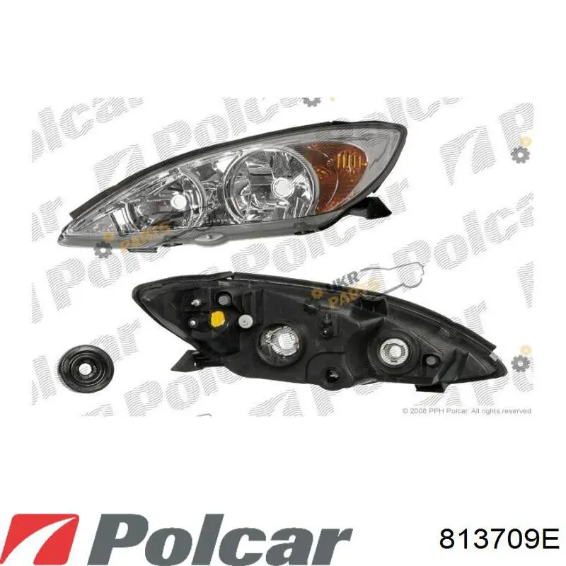 813709E Polcar Фара дальнього світла в зборі