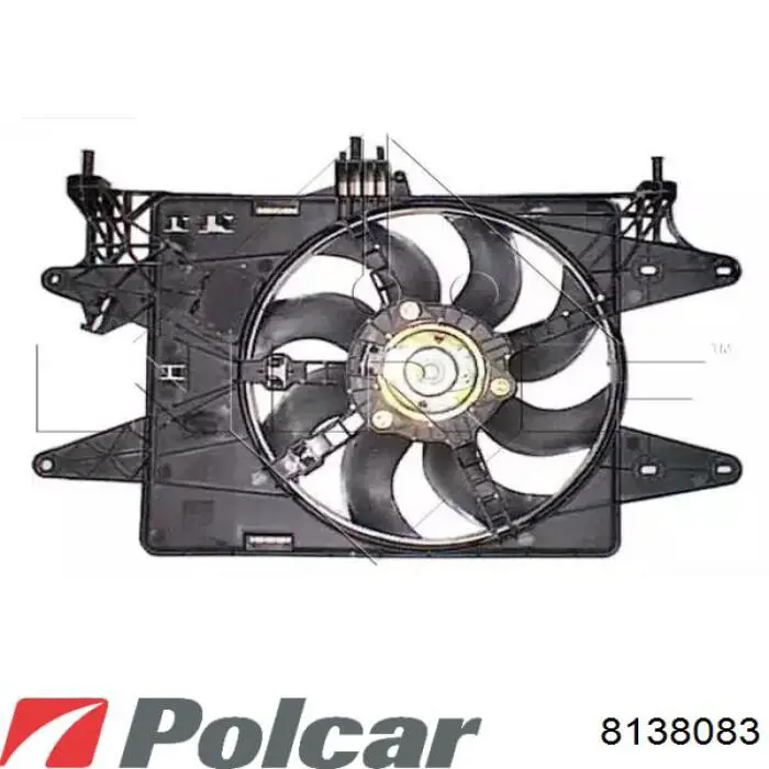 8138083 Polcar радіатор охолодження двигуна