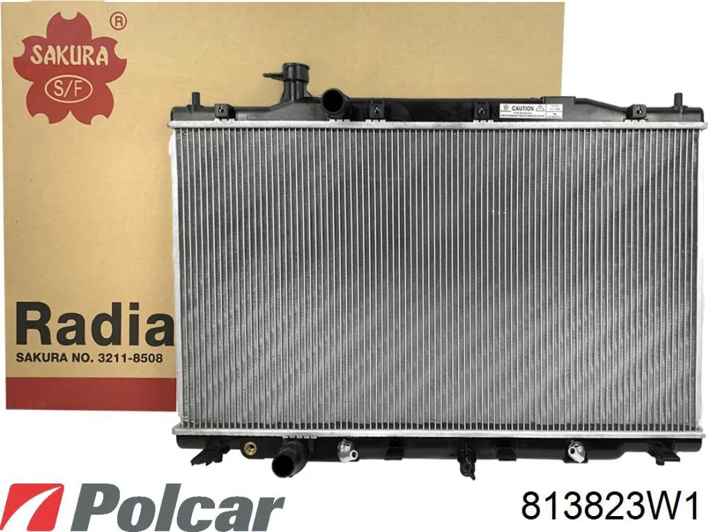 813823W1 Polcar Мотор вентилятора системи охолодження, лівий